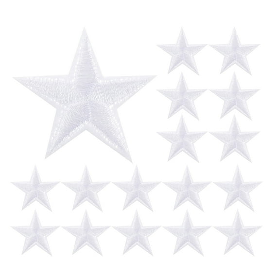 WEUVEB 50-Pack Iron-On Patches for Clothing, Fabric Appliques, Easy to Use and