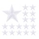 thumbnail image 1 of 50 parches bordados de estrellas para ropa, zapatos, sombreros y bolsos. Parches termoadhesivos únicos para coser y decorar., 1 of 5