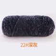 thumbnail image 1 of Xiao Hua Velvet Chenille Roving -1 roll 200G Style R soft Chenille yarn, high-quality seamless crochet yarn, very suitable for knitting projects such as blankets and pillows, 1 of 4