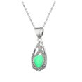 thumbnail image 1 of Glow in The Dark Egg Tear Glowing Collar Glow in The Dark Tear Drop Necklace Dainty Necklace, 1 of 5