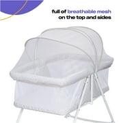Cosco Kids Sleep Spot Baby Bassinet, Portable Bassinet for Baby, Noir Dot