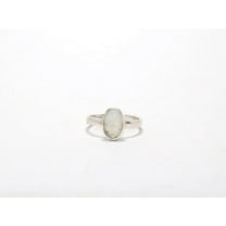 Heaven Crafts Cut Rainbow Moonstone Ring Sterling Silver 925 Ring For Women For Birthday Gift