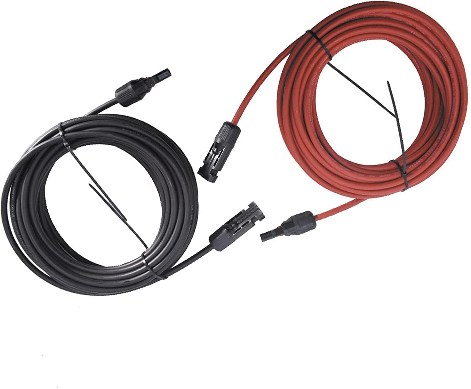 Handdo Connectors Solar Panel Extension Cable - 20FT 12AWG Male & Female Solar Extension Cable
