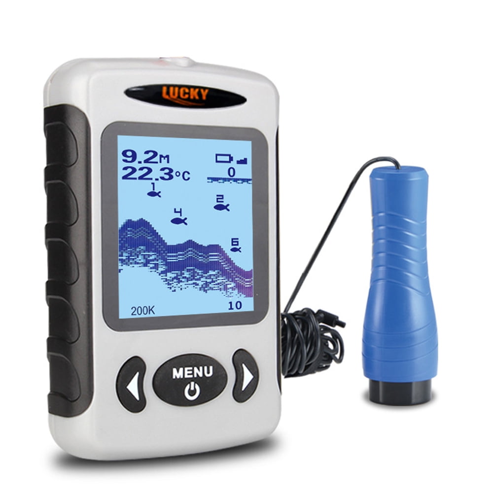 Lucky Portable 2 in 1 Fish Finder With Dual Sonar Frequency 