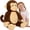 Monkey-Brown, variant on MaoGoLan Giant 31.5" Big Monkey Stuffed Animals Large Stuffed Monkey Plush Toy
