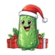 thumbnail image 2 of Xihbxyly Mini Colgante de Pepino para Árbol de Navidad, Decoración Navideña de Acrílico, Bonito Adorno Festivo, Accesorio Versátil para Coche y Regalo, Fácil de Colgar, Símbolo de Bendición, 1 Unidad, 2 of 3