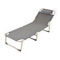 thumbnail image 4 of Lit Pliant pour une Personne, Forte Capacité de Charge, Chaise Longue Inclinable, Camping, Bureau, Extérieur, 4 of 7