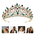 thumbnail image 2 of Bridal Rhinestone Tiara for Girl Wedding Crown Rhinestone Bride Tiara Headband, 2 of 8