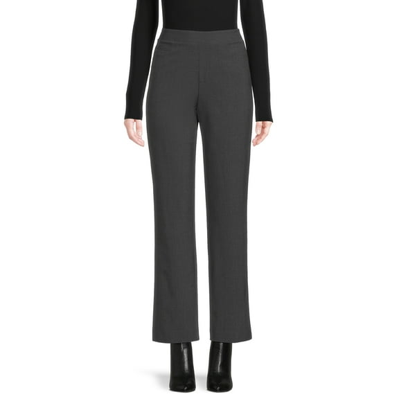 Time and Tru Women's Pull On Pants With Pockets, 31" and 29" Inseams, Sizes S-2XL