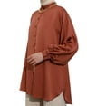 thumbnail image 3 of Caramel - Button Collar - Tunic - Refka, 3 of 5