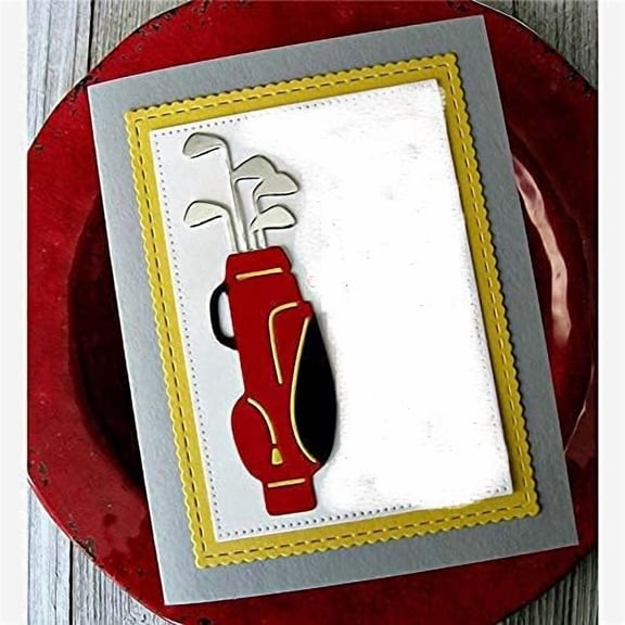 Basic New Golf Bag Cutting Dies, Golf Bag Metal Die Cuts,DIY Scrapbooking Artist Metal Cutting Dies 2019 for Scrapbooking DIY Album Paper Craft Diecuts Stencil Decor