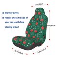 thumbnail image 3 of Wukai Good Luck Ladybug Full Set Car Seat Covers with Soft Padding Universal Auto Front Seats Protector and Cushion Mat, 3 of 5
