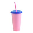 thumbnail image 1 of CNKOO Reusable Plastic Temperature Color Changing Cold Cup Summer Drink Water Mug Cup, 1 of 2