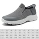 thumbnail image 2 of Mocasines de lona cómodos zapatos casuales con zapatillas de deporte de moda de espuma viscoelástica para hombres, 2 of 9