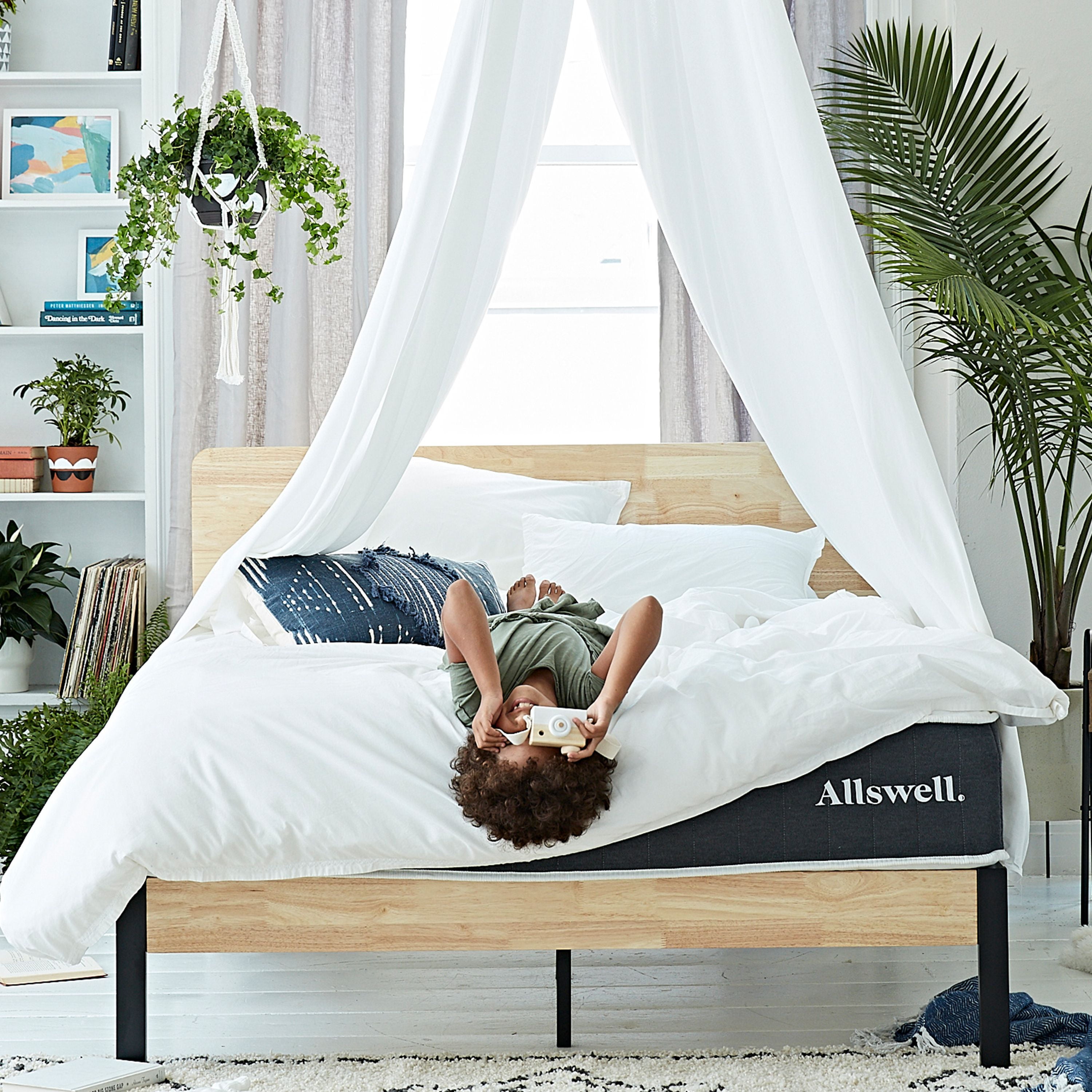 The Allswell Luxe 12 Bed in a Box Hybrid Mattress, Queen 