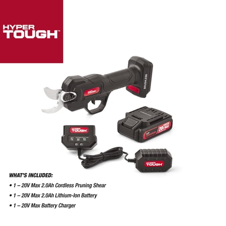 HYPER TOUGH 20V 2.0AH BRUSHLESS PRUNING SHEAR, HT14-401-003-06