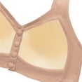 thumbnail image 3 of Breathable Underwear for Women Large Size Thin Non Rim Wireless Bra Daily Wear Polyester Hand Wash 1Pc, 3 of 7