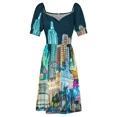 thumbnail image 5 of LAS VEGAS city nightlife Sleeveless Dress women's clothing summer 2024 novelties Long dresses Women long dress, 5 of 7