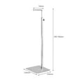 thumbnail image 2 of relayinert Stainless Steel Handbag Display Rack Adjustable Single Matte Silver, 2 of 9