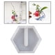 thumbnail image 5 of Molde de silicona para jarrón, estación de propagación de plantas para molde de resina para hidroponía Hexágono, 5 of 9