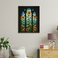 thumbnail image 4 of Paint By Numbers Kit for Adults Beginner - DIY Sunflower Stained Glass Art Window Canvas Painting Kits for Adults, Frameless Paint By Number for Adults for Home Wall Decor 16x20 Inch, 4 of 7