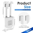 thumbnail image 2 of Toilet Tank Cleaning Tablet Holder,Toilet Tank Bleach Tablet Bracket,Hanging Toilets Bowl Cleaner Carrier for Preventing Dissolved Residue, 2 of 10