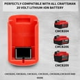 thumbnail image 4 of Estbridg Craftsman 20V Battery Adapter with LED Work Light Dual USB Ports for Mobile Charging for Emergency Power Backup, 4 of 7