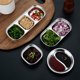 thumbnail image 5 of Stainless Steel Sauce Dish Spice Dipping Tray Divided Plates for BBQ Kitchen, 5 of 10
