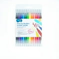 thumbnail image 2 of (3 pack) Hello Hobby Washable Dual Tip Markers, Brush and Fine Tips, Assorted Classic Colors, 12 Count, 2 of 5