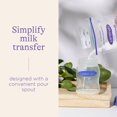 thumbnail image 4 of Lansinoh Breastmilk Storage Bags, 50 Count, Baby Essentials, Fast Freeze & Thaw Milk Bags, 6 oz, Superior Strength & Stretch, 4 of 8