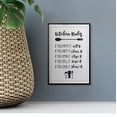 thumbnail image 2 of Kitchen Rules 5 x 7 UNFRAMED Print Kitchen Decor Wall Art, 2 of 3