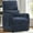 Blue, variant on Korser Power Recliner Chair,Chenille Electric Recliner Chairs for Adults for Small Spaces with Memory Function & Side Pockets,Pillow for Living Room,Dark Grey