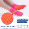 thumbnail image 5 of Boys Girls Non-Slip Toddler Socks Grip Ankle Sticky Socks Anti-Skid Socks for Kids 6 Pairs for 2-13 Years Kids, 5 of 7