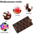 thumbnail image 2 of 2 piezas de silicona para molde de chocolate, molde de chocolate fácil de desmoldar, molde antiadherente, libre de BPA., 2 of 5