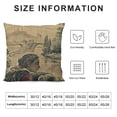 thumbnail image 5 of French Aubusson Romantic Garden Scene Decorative Pillow Covers Throw Pillowcase Square Couch Cushion Cover for Sofa Living Room Bed Car, 5 of 5