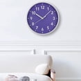 thumbnail image 4 of MesaSe Wall Clock Minimalist Japanese Design Large Wall Clock Silent Sweep Mechanism Kitchen Clock White &, 4 of 4