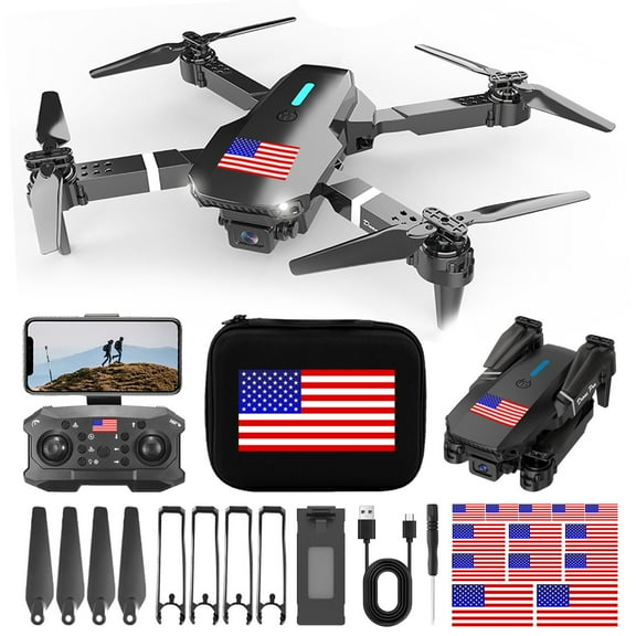 Drone with Dual 1080P Camera, Foldable Design with WiFi Live Video, Long Flight Time for Beginners and Teens