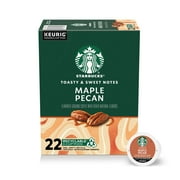 Starbucks Maple Pecan, Hot or Iced Coffee, Flavored K-Cup Coffee Pods, 22 Count