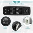 thumbnail image 6 of Unique Bargains Car Front Left Driver Side Master Power Window Switch for Jeep Grand Cherokee 2016-2019 68289803AB, 6 of 7