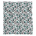 thumbnail image 5 of Leopard Print Fleece Blanket - Fleece Blanket for Bed Sofa Travel & Camping Super Soft & Cozy Plush Cheetah Design for All Seasons 50x60 inches, 5 of 5