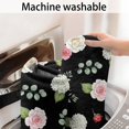 thumbnail image 5 of Pioneer Flower Floral Print Pattern Bathroom Rugs Mat, Non Slip Microfiber Bathroom Rug with Rubber Backing, Soft Mats for Bathroom Floor Tub Shower, 24"x60", 5 of 5