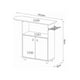 thumbnail image 5 of Mueble Para Planchar Con 2 Puertas Color Blanco, 5 of 5