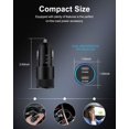 thumbnail image 2 of USB C Car Charger,1Pack FiveBox 60W PD&PD Dual Port USB Car Charger Fast Charging Adapter Quick Charge Car Power Block Type C Cigarette Lighter Adapter(Black), 2 of 7