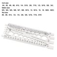 thumbnail image 4 of Bolt Nut Thread Measure Gauge Plastic Thread Identifier Gauge Metric and Imperial Nut Bolt Thread Checker for Sorting Bolts and Nuts, 4 of 7