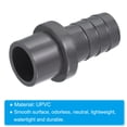thumbnail image 4 of Unique Bargains UPVC Reducer Pipe Fitting 20mm OD 17mm Barbed, 3 Pack Straight Coupling Adapter Connector, Grey, 4 of 5