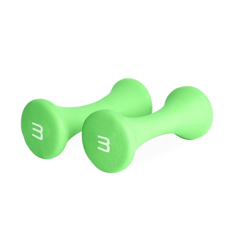Tone Fitness Neoprene Dumbbells Pair Assorted Sizes