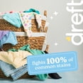 thumbnail image 6 of Dreft Liquid Laundry Detergent for Family, Tackles 100% of Common Stains, Unscented, 84 fl oz, 64 Loads, 6 of 12