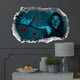 thumbnail image 4 of Halloween 3D Scary Wall Stickers Removable Art Mural Party Decals Decor, 4 of 8