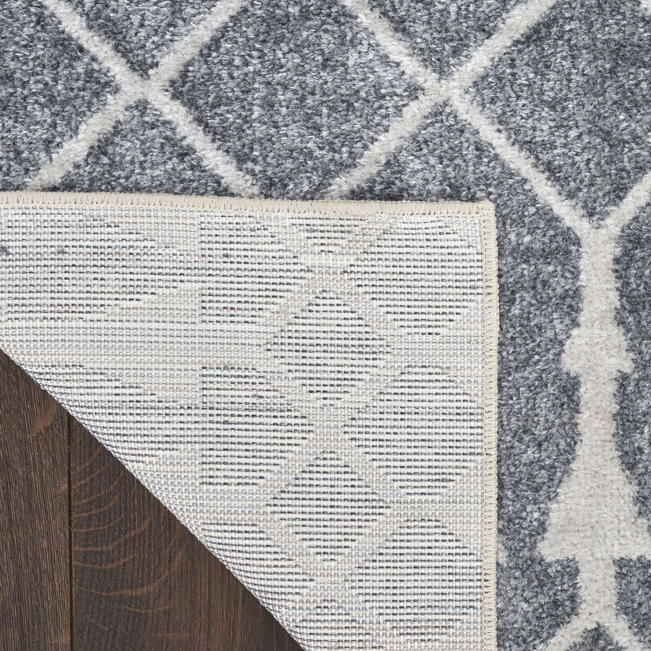 Nourison Astra Machine Washable 9' x 12' Denim Bohemian Indoor Rug