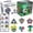 Mixed set (1 Stone 1 Glow), variant on TOSY Magnet Pyramid Stone - 1 Cube Transforms into 1 Billion Shapes, 12 pieces, 243 Magnets, Christmas Stocking Stuffers Gift for kids, Creative Puzzle STEM Toy